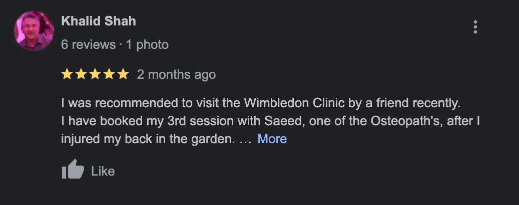 best-reviews_osteoptah_in_wimbledon