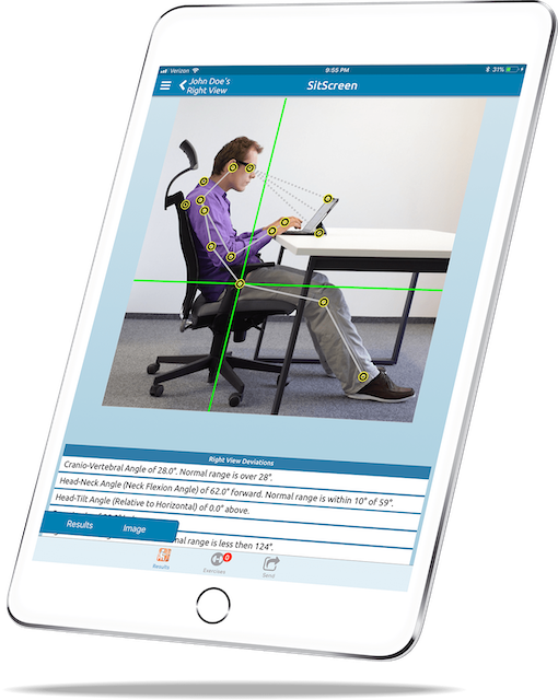 ergonomic scan for work from home set up with osteopath in wimbledon