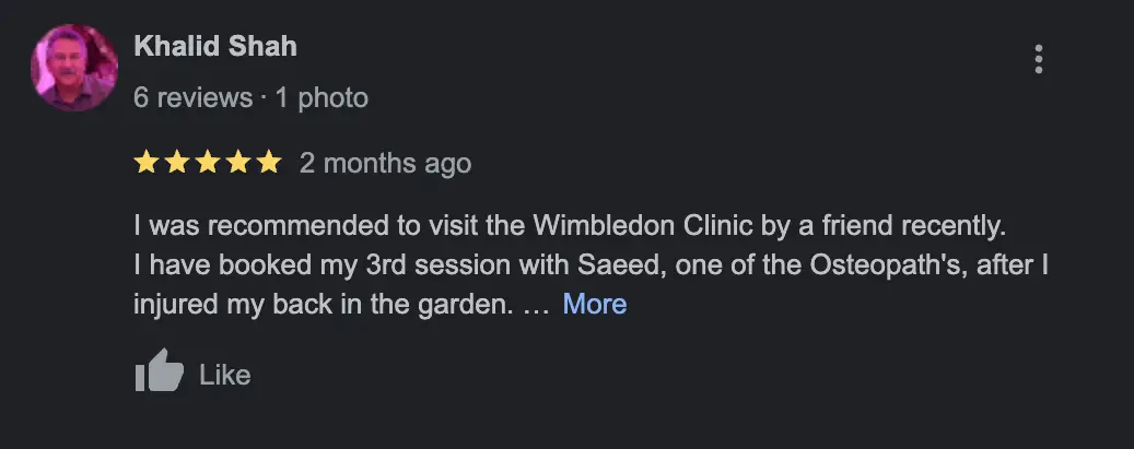 best-reviews_osteoptah_in_wimbledon